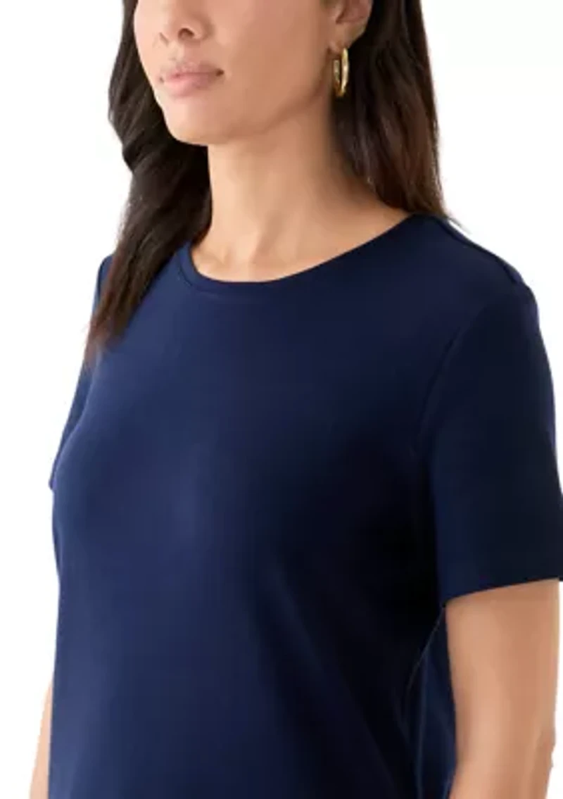 Women's Short Sleeve Solid T-Shirt
