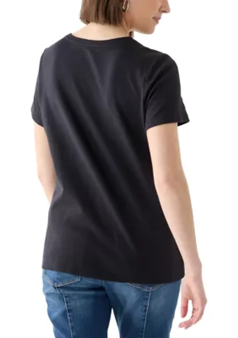 Women's Short Sleeve V-Neck T-Shirt