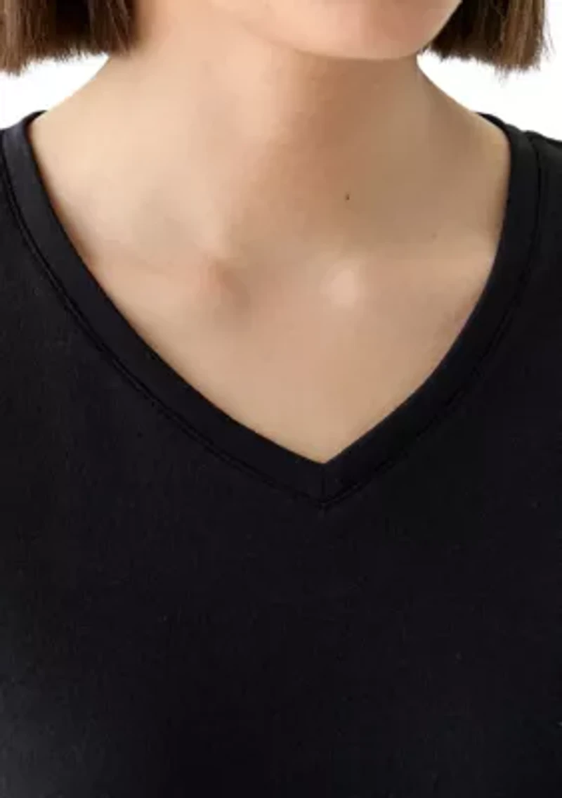 Women's Short Sleeve V-Neck T-Shirt