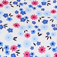 Women's 3/4 Sleeve Neck Detail Print Shirt