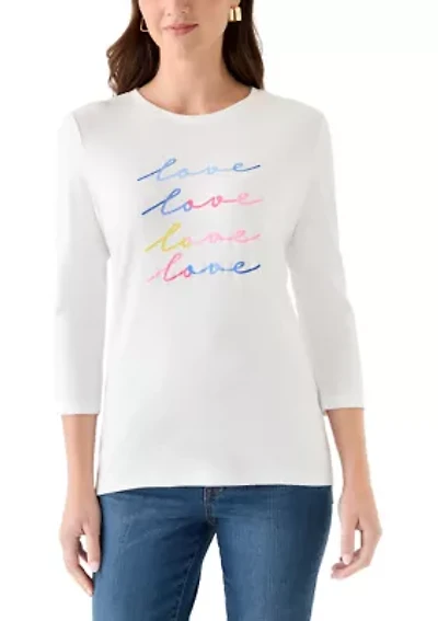 Women's Graphic Crew Neck T-Shirt