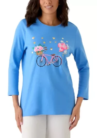 Women's Graphic Crew Neck T-Shirt