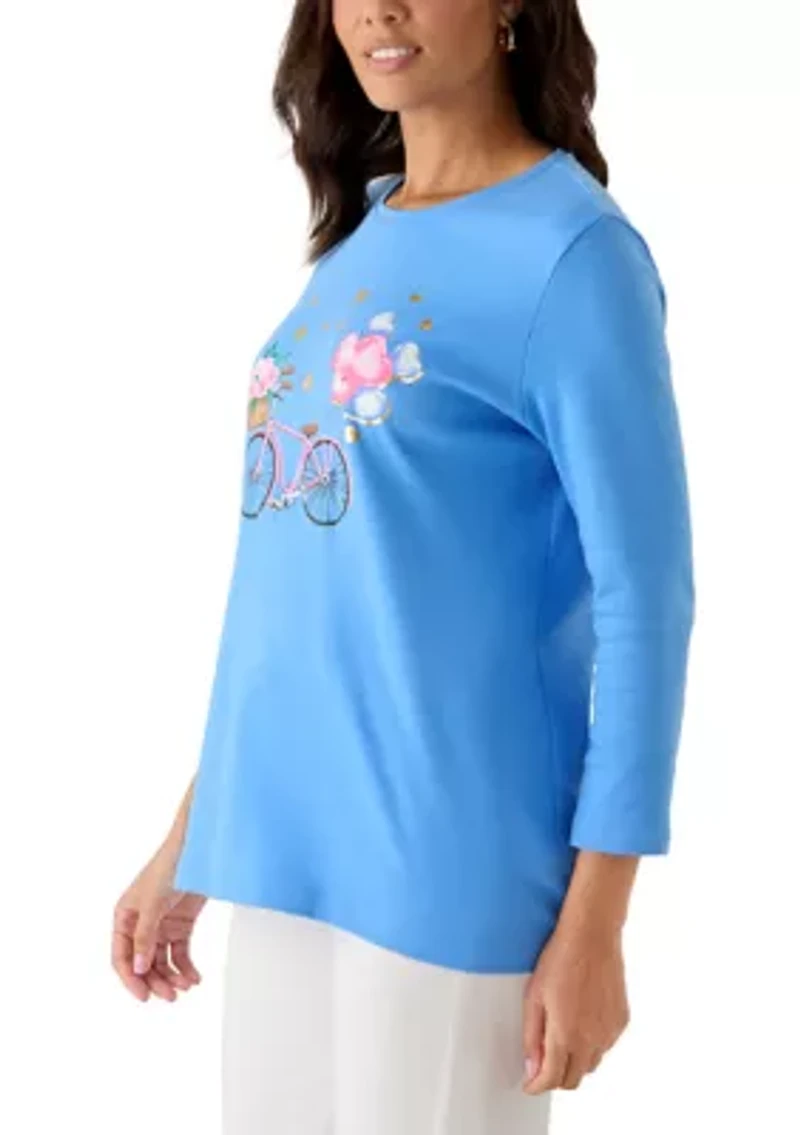 Women's Graphic Crew Neck T-Shirt