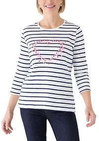 Women's 3/4 Sleeve Graphic Shirt