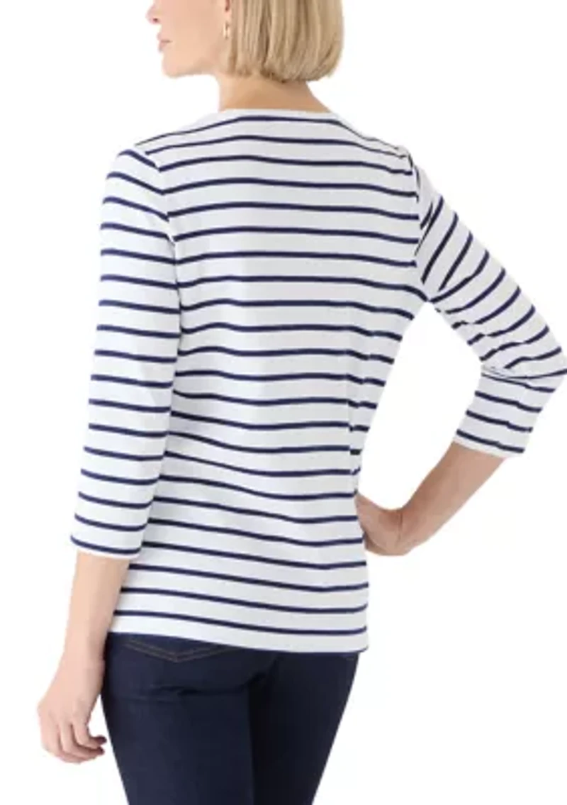 Women's 3/4 Sleeve Graphic Shirt