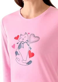 Women's Three-Quarter Sleeve Graphic Top