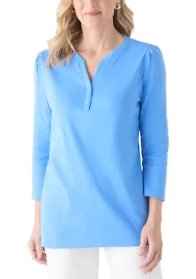 Women's 3/4 Sleeve Henley Shirt