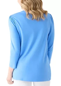 Women's 3/4 Sleeve Henley Shirt