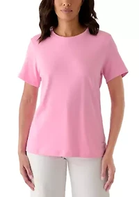 Women's Crew Neck Heather Top