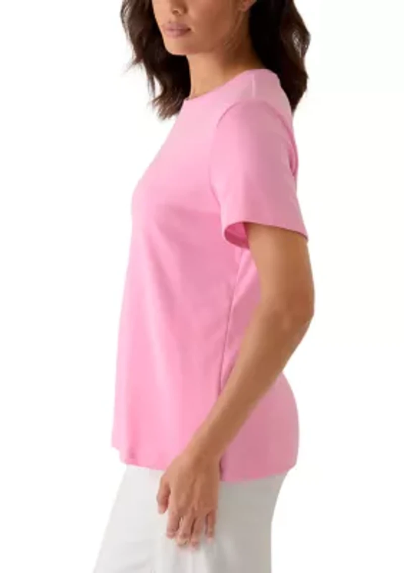 Women's Crew Neck Heather Top