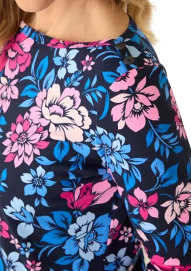 Women's 3/4 Sleeve Tunic Top