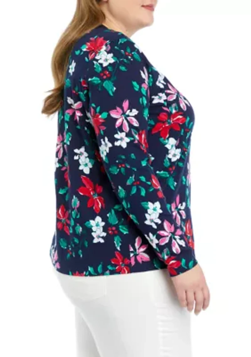 Plus Allover Printed T-Shirt