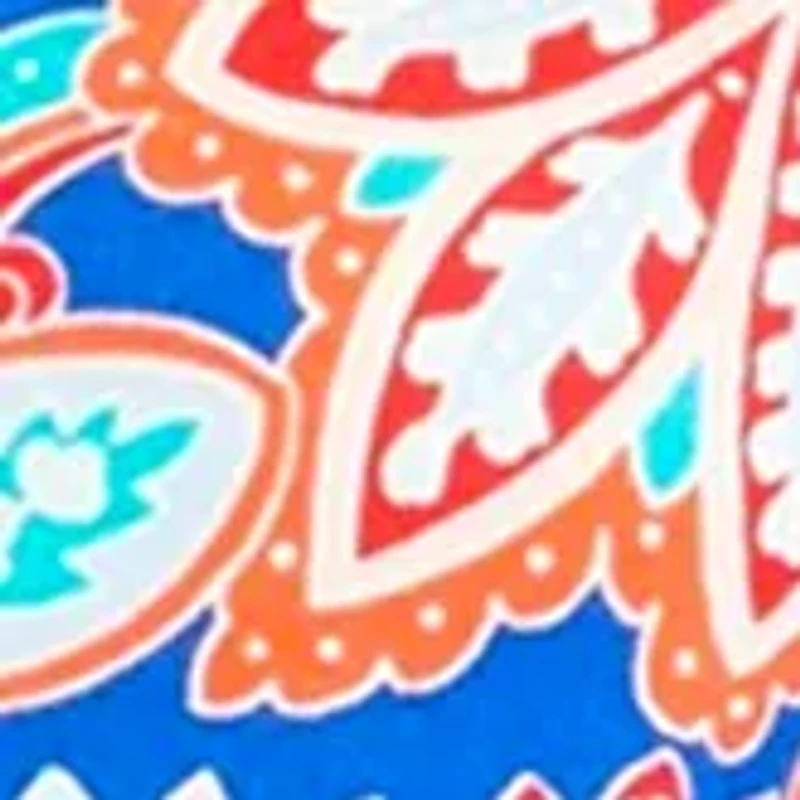 Plus 3/4 Sleeve Printed Top