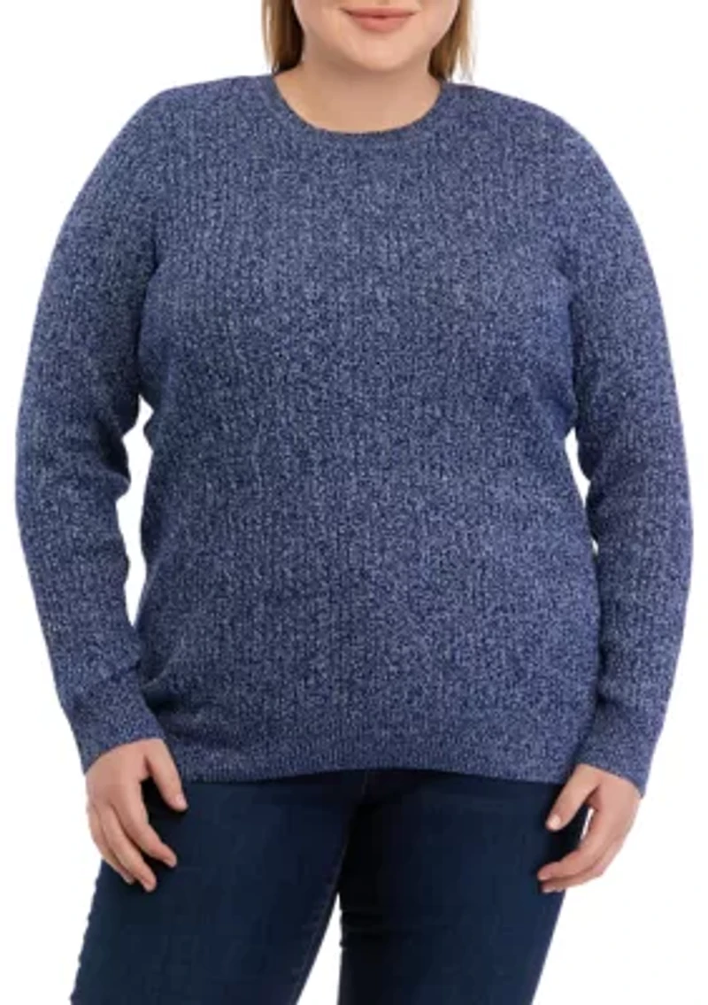 Plus Cable Knit Sweater