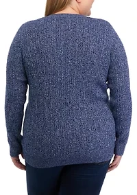 Plus Cable Knit Sweater