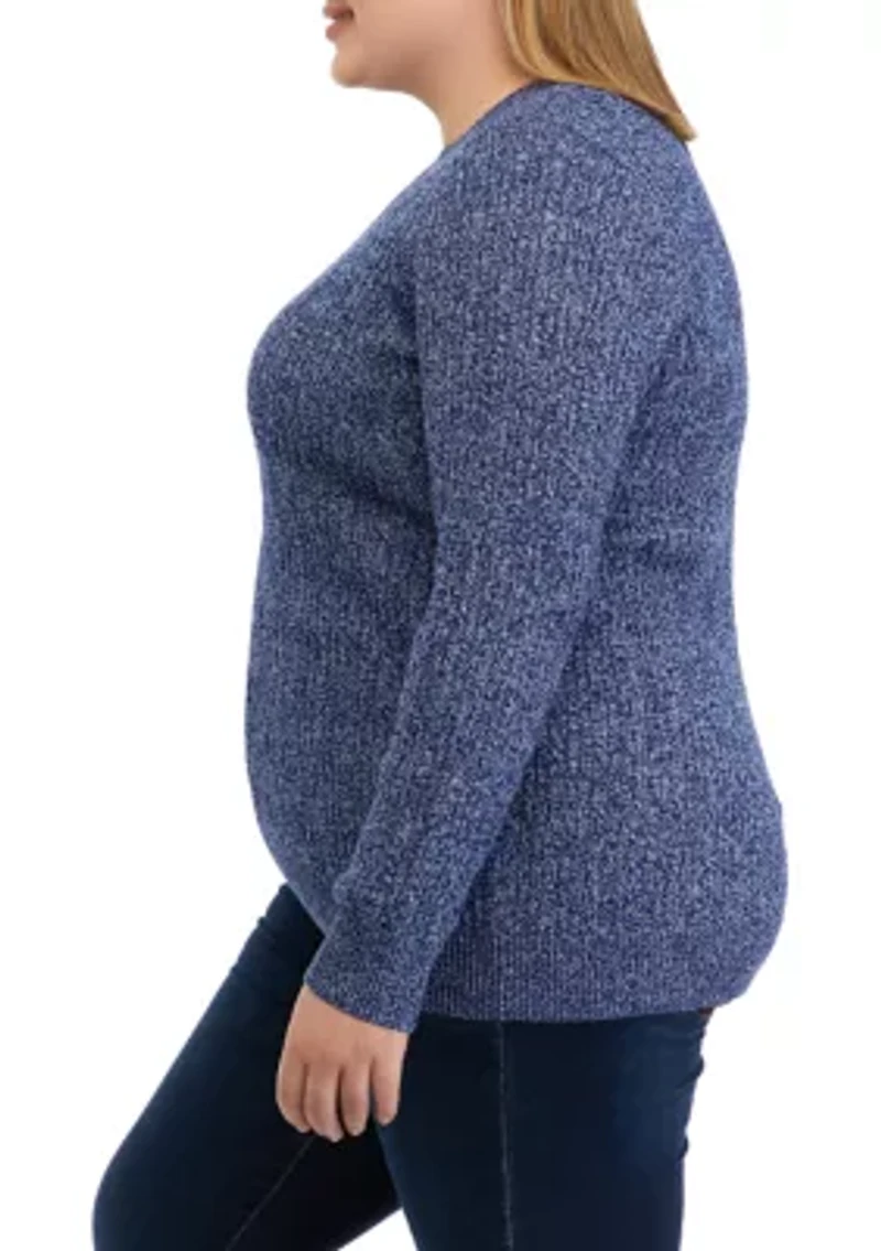Plus Cable Knit Sweater
