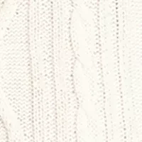Plus Long Sleeve Cowl Neck Cable Knit Sweater