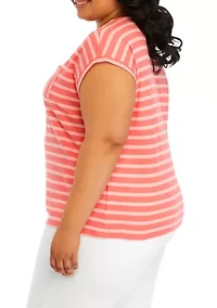 Plus Striped T-Shirt