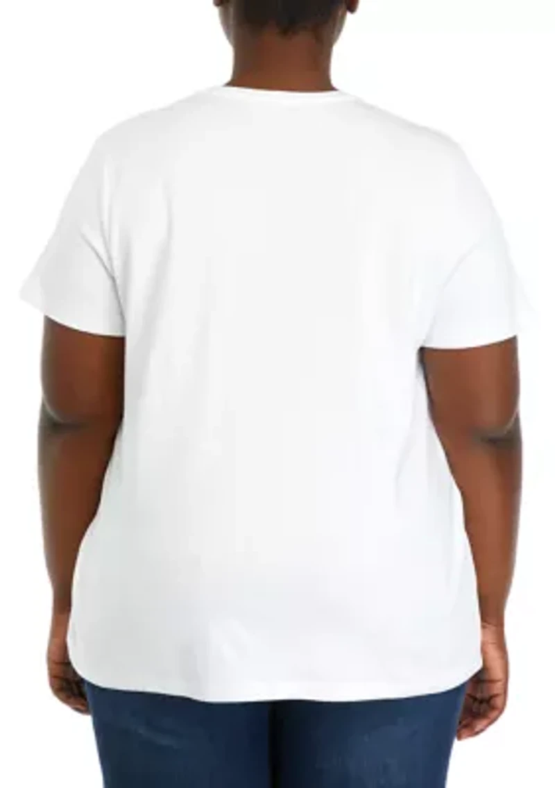 Plus Flag Graphic T-Shirt