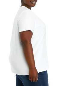 Plus Flag Graphic T-Shirt