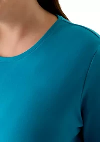 Plus 3/4 Sleeve T-Shirt