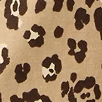 Plus 3/4 Sleeve Printed Shirt