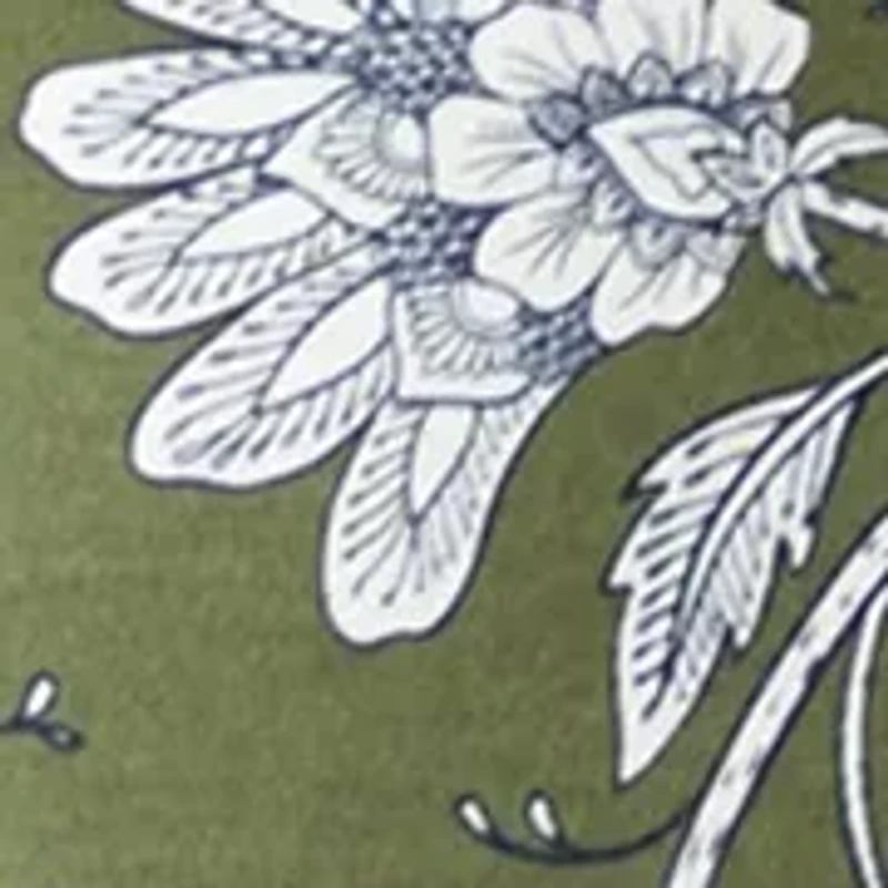 Plus 3/4 Sleeve Printed Shirt