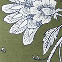 Plus 3/4 Sleeve Printed Shirt