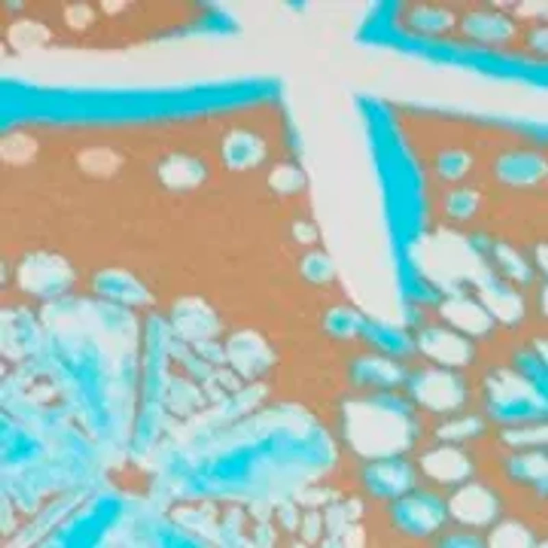 Plus Printed Crew Neck Top