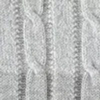 Plus Cable Crew Color Block Sweater