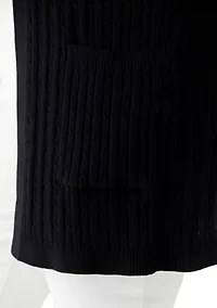 Plus Cable Knit Cardigan