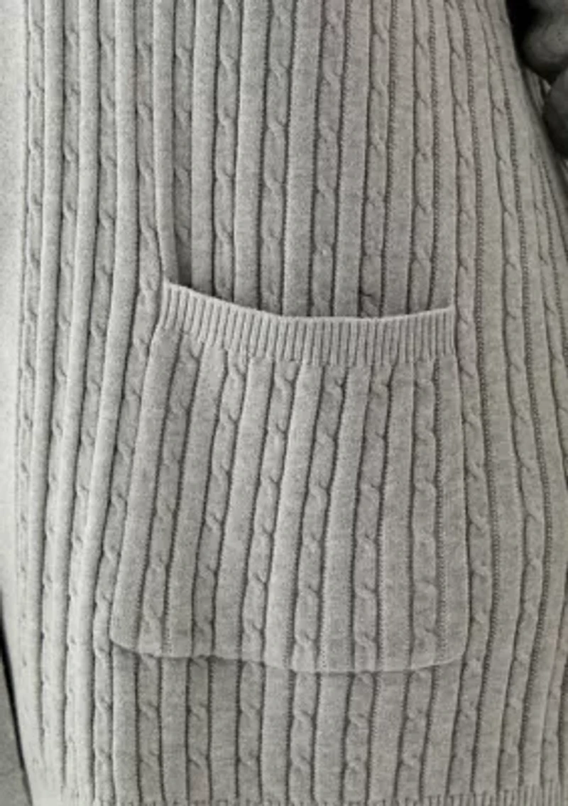 Plus Cable Cardigan
