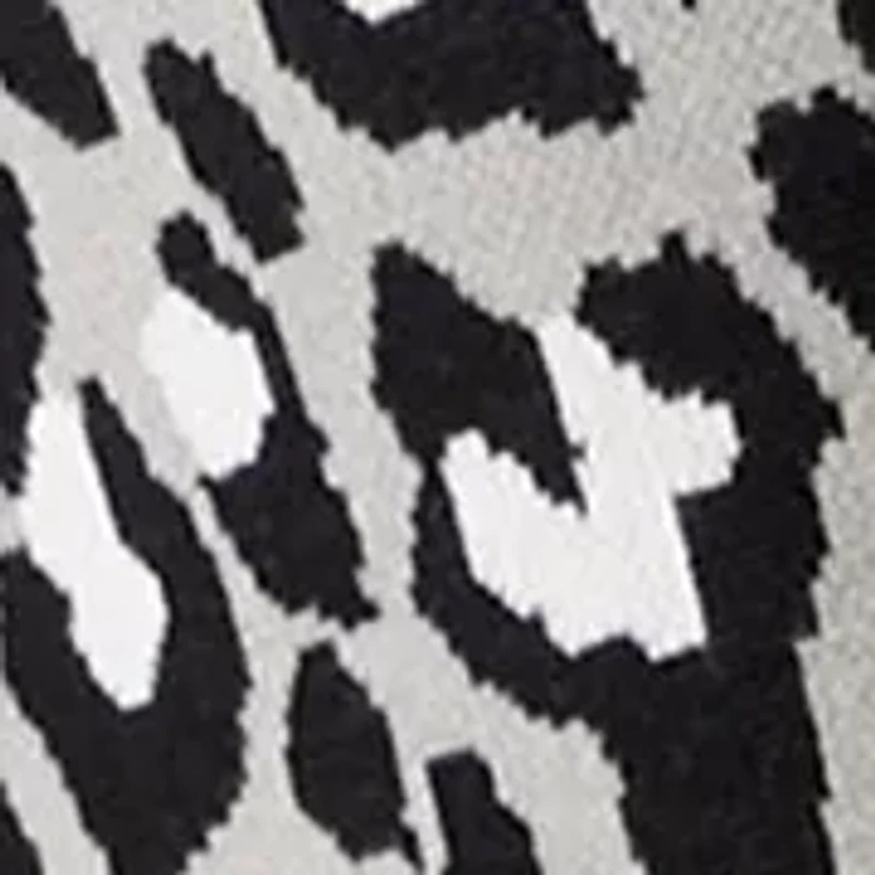 Plus Long Sleeve Jacquard Cardigan