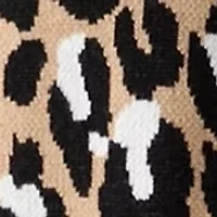 Plus Long Sleeve Jacquard Cardigan