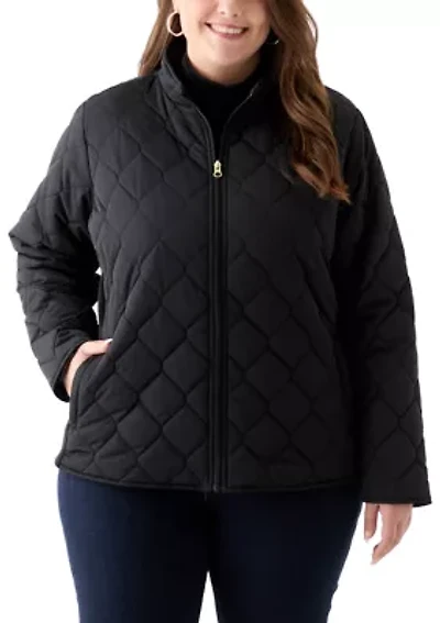 Plus Side Rib Puffer Jacket