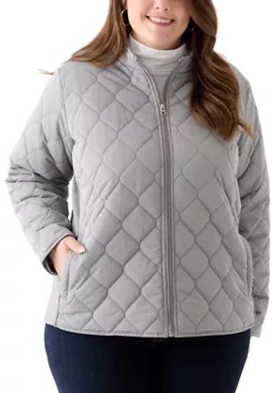 Plus Side Rib Puffer Jacket