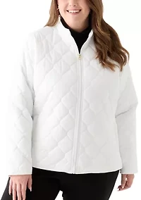Plus Side Rib Puffer Jacket