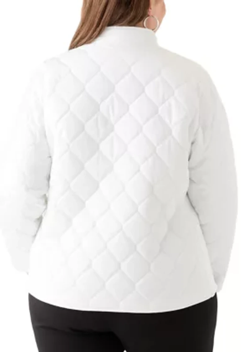 Plus Side Rib Puffer Jacket