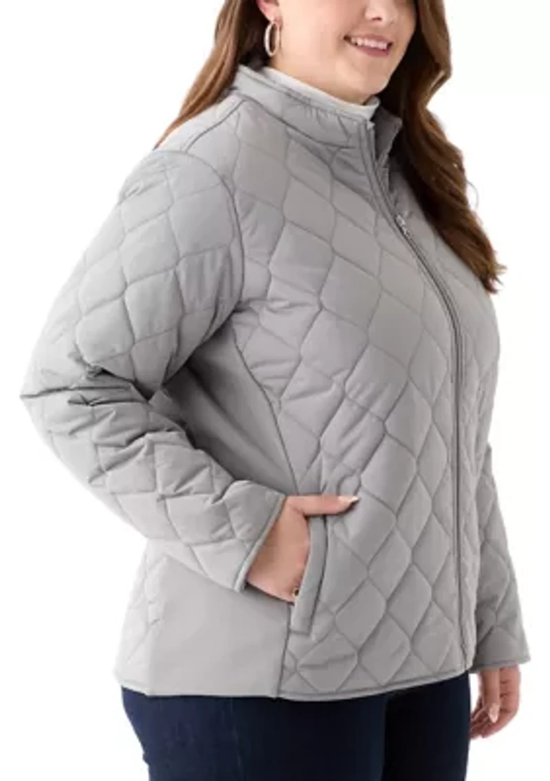 Plus Side Rib Puffer Jacket