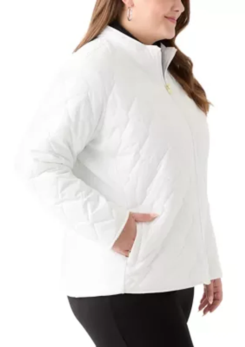 Plus Side Rib Puffer Jacket