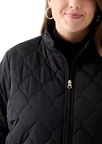 Plus Side Rib Puffer Jacket