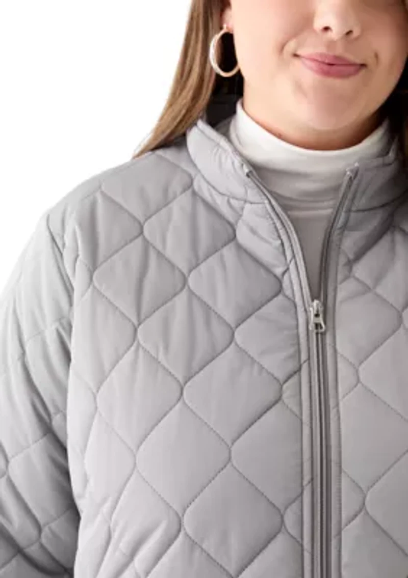 Plus Side Rib Puffer Jacket