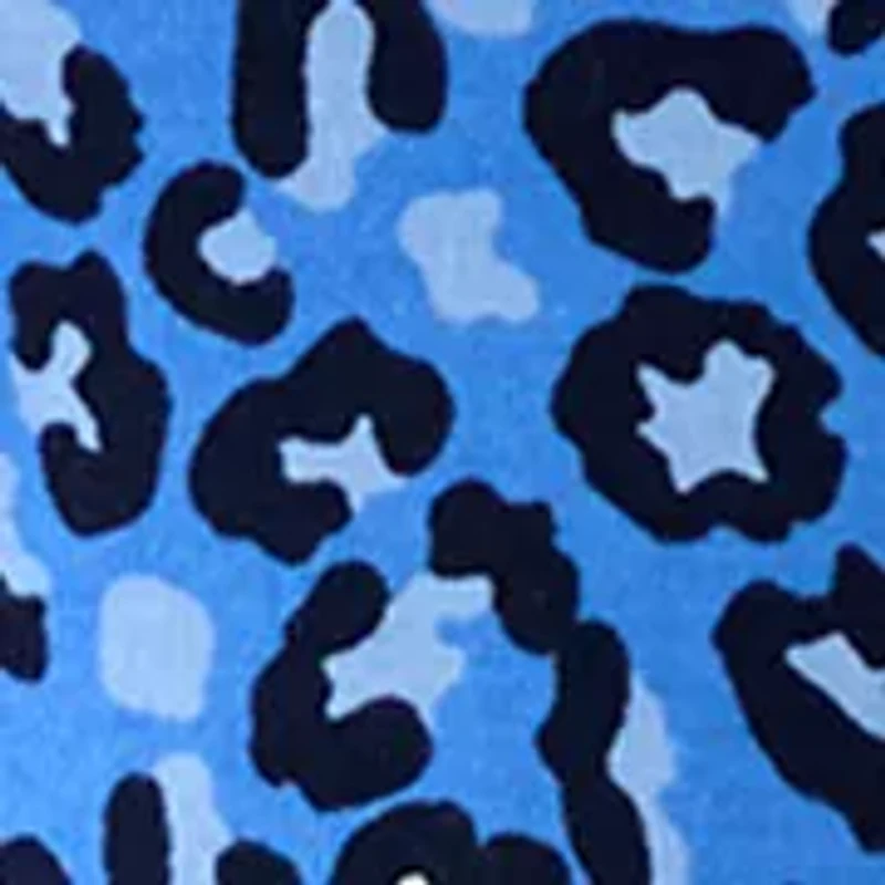 Plus 3/4 Sleeve Crew Print Top