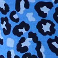 Plus 3/4 Sleeve Crew Print Top