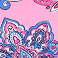 Plus Three-Quarter Sleeve Split Neck Printed T-Shirt