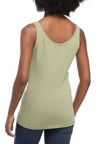 Women's Sleeveless Scoop Neck Tank