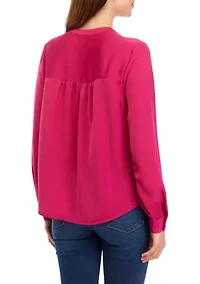 Long Sleeve Satin Shirt