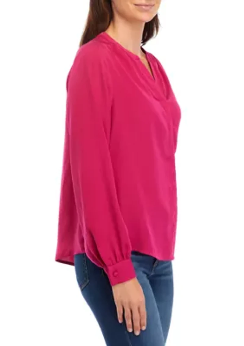 Long Sleeve Satin Shirt