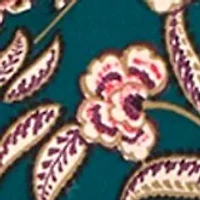 Women's Long Sleeve V-Neck Printed Blouse