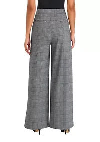 Plus High Rise Pleat Front Trousers